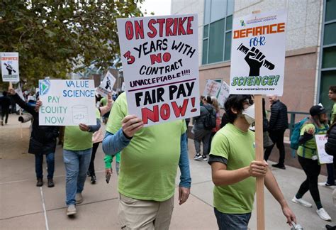 CA scientist strike would be the first for state workers.